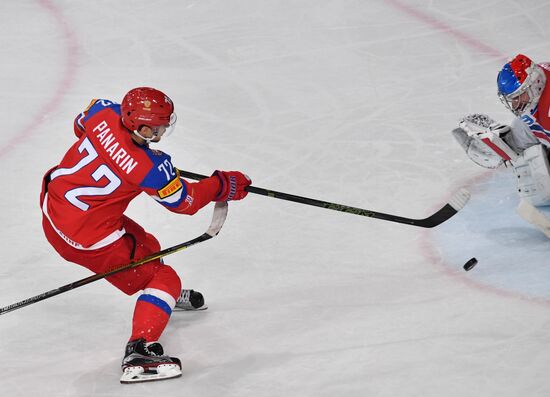 Хоккей. Чемпионат мира. Матч Россия - Чехия