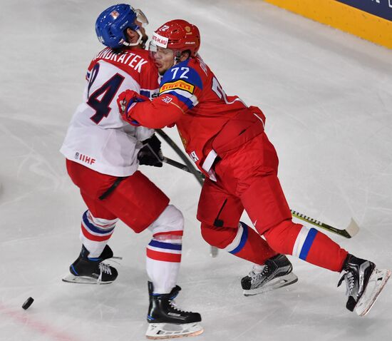Хоккей. Чемпионат мира. Матч Россия - Чехия