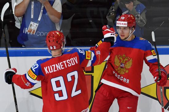 Хоккей. Чемпионат мира. Матч Россия - Чехия