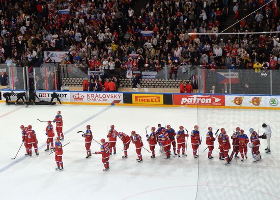 Хоккей. Чемпионат мира. Матч Россия - Чехия