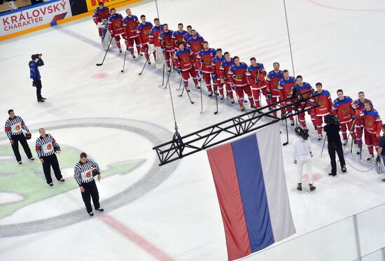 Хоккей. Чемпионат мира. Матч Россия - Чехия