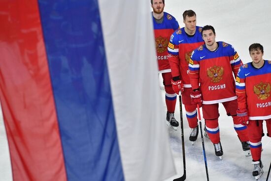 Хоккей. Чемпионат мира. Матч Россия - Чехия