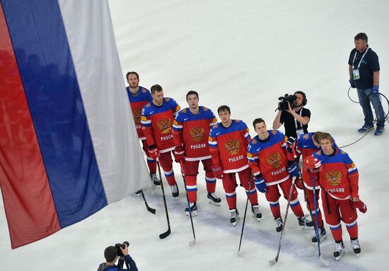 Хоккей. Чемпионат мира. Матч Россия - Чехия