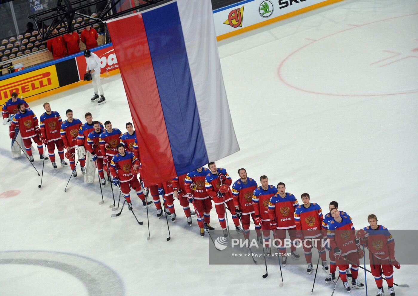 Хоккей. Чемпионат мира. Матч Россия - Чехия