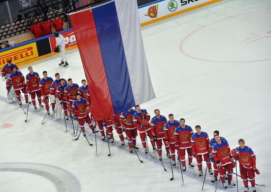 Хоккей. Чемпионат мира. Матч Россия - Чехия