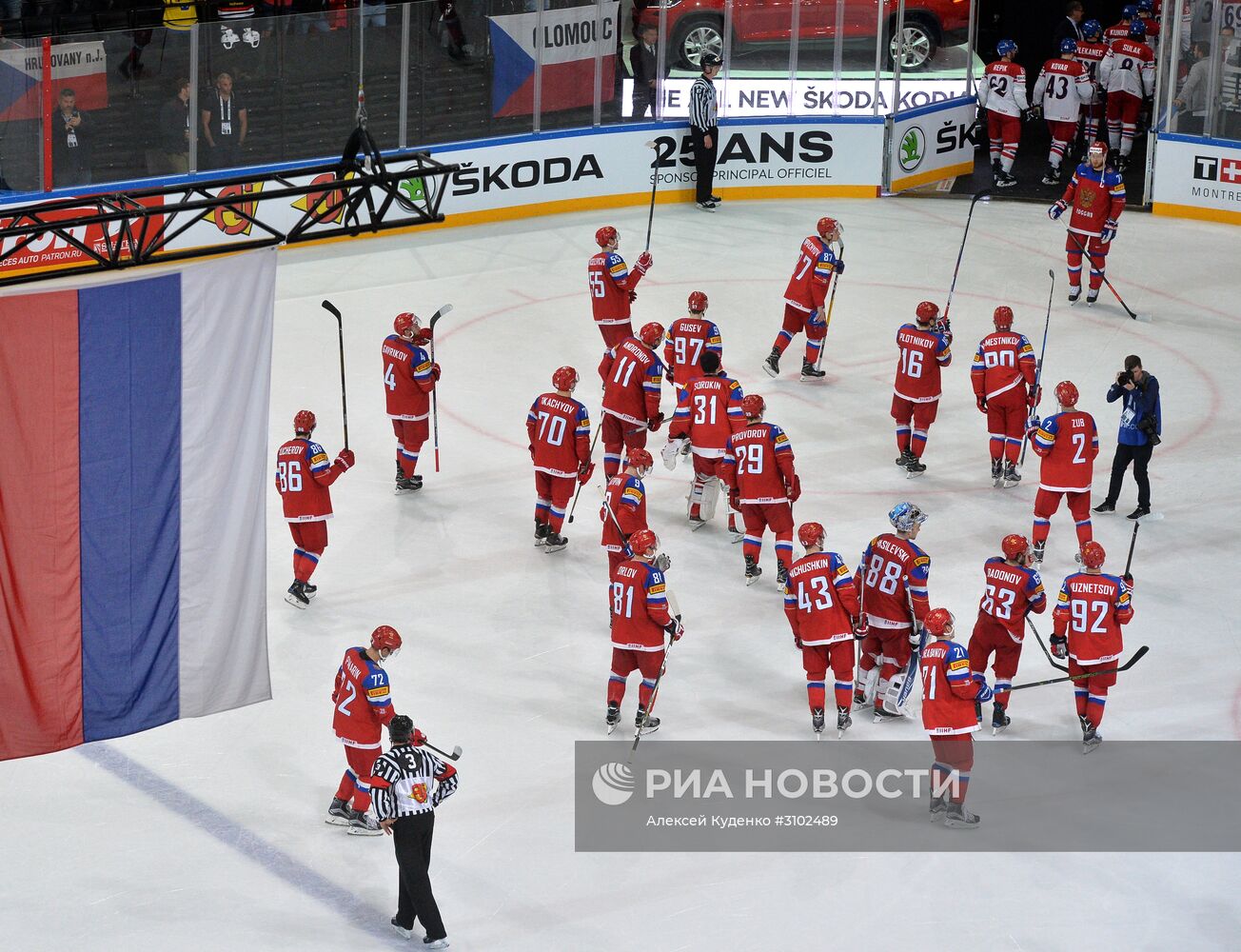 Хоккей. Чемпионат мира. Матч Россия - Чехия