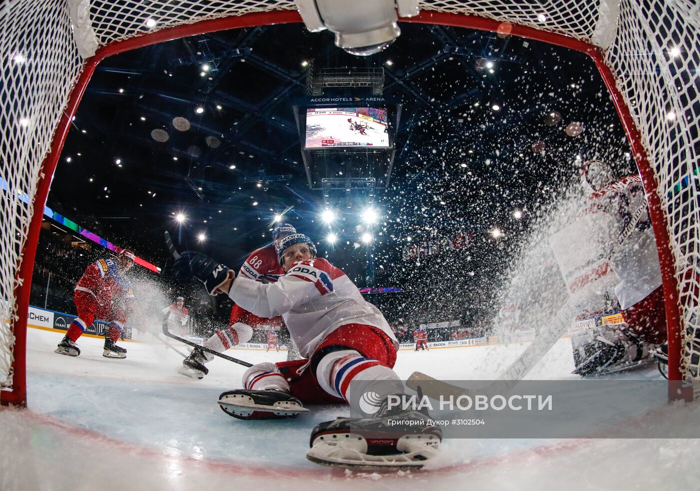 Хоккей. Чемпионат мира. Матч Россия - Чехия