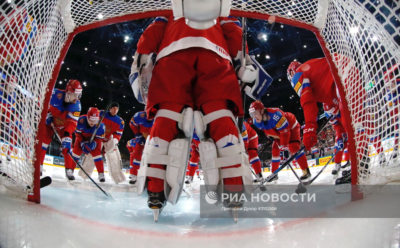 Хоккей. Чемпионат мира. Матч Россия - Чехия