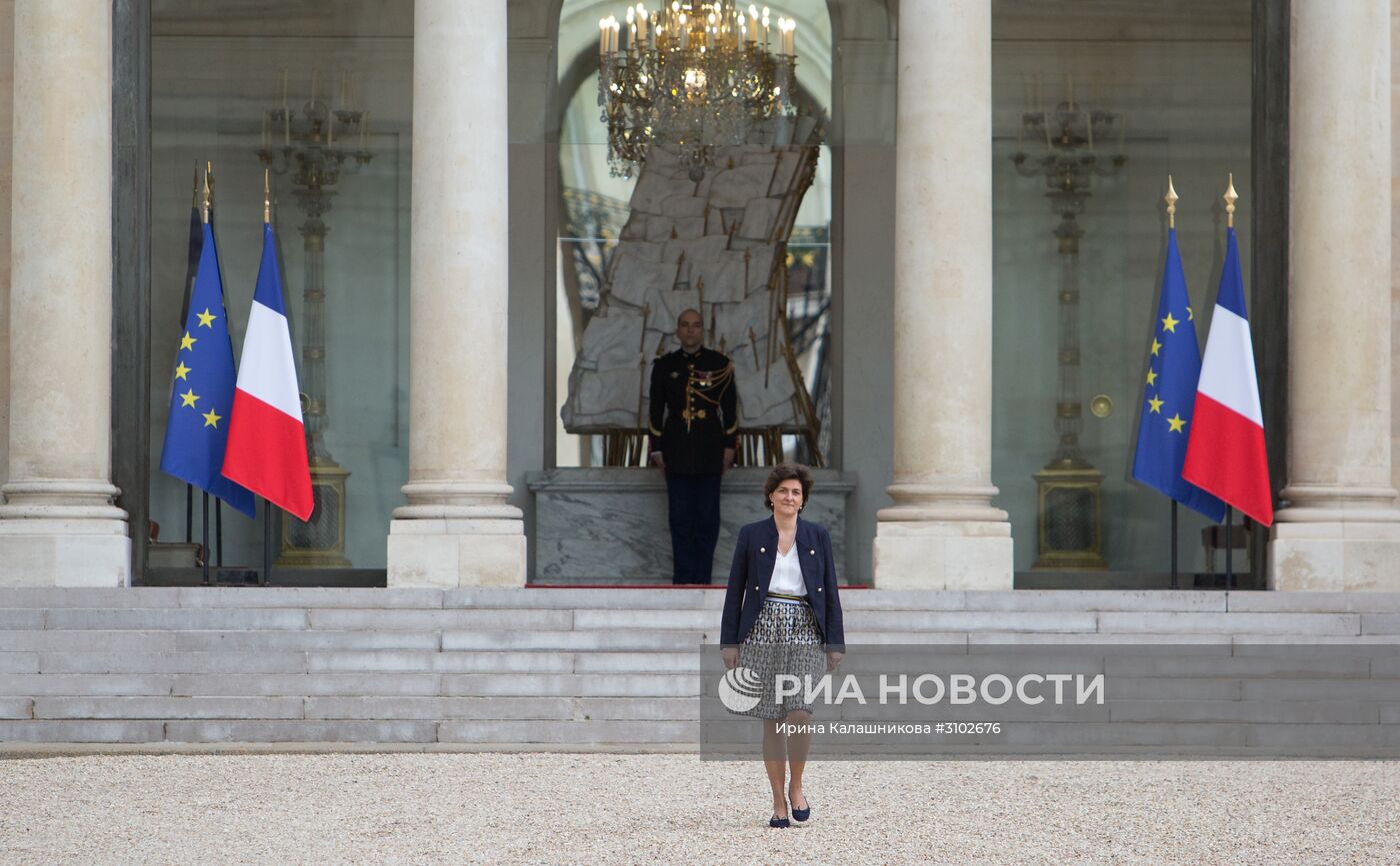 Первое заседание нового кабинета министров Франции