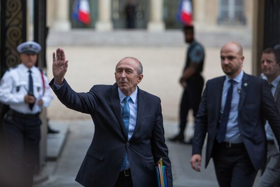 Первое заседание нового кабинета министров Франции