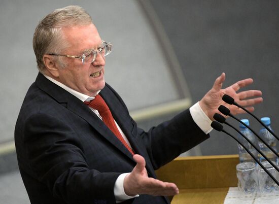 Пленарное заседание Госдумы РФ