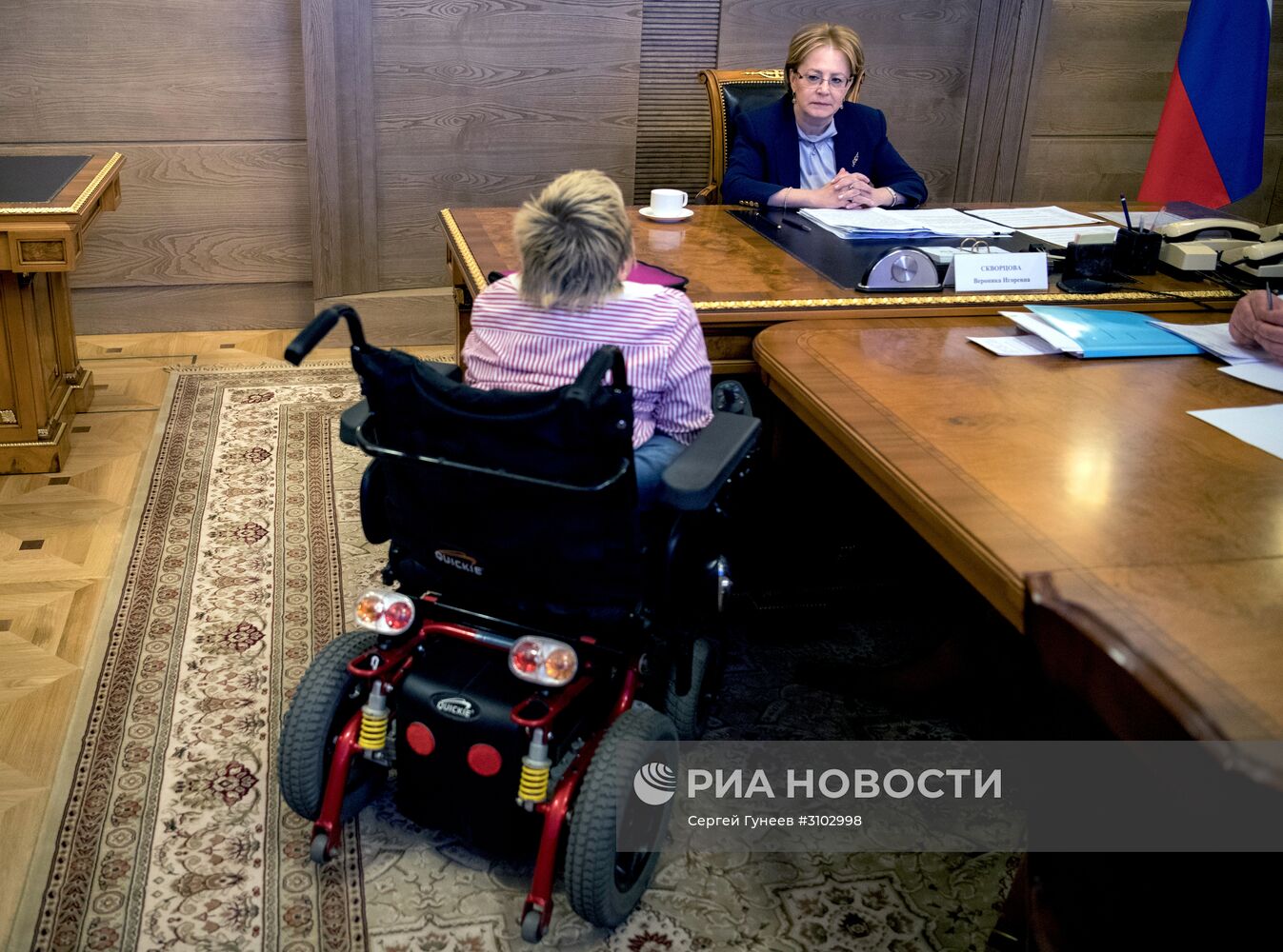 Личный прием граждан министром здравоохранения РФ В. Скворцовой