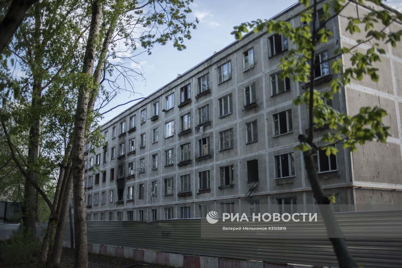 Выселенные пятиэтажные дома в Москве