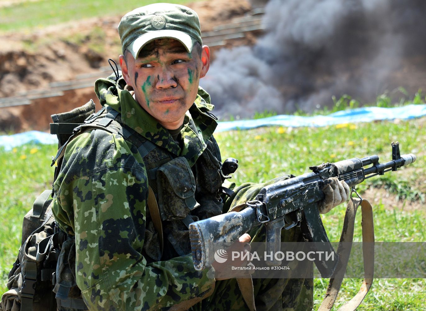 Финал окружных соревнований "Отличник войсковой разведки" в Приморском крае