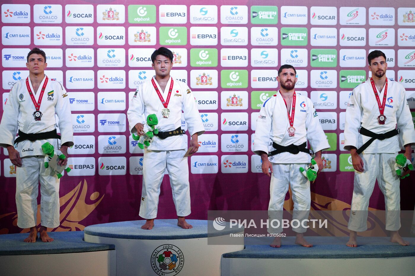 Дзюдо. Этап турнира "Большой шлем". Первый день