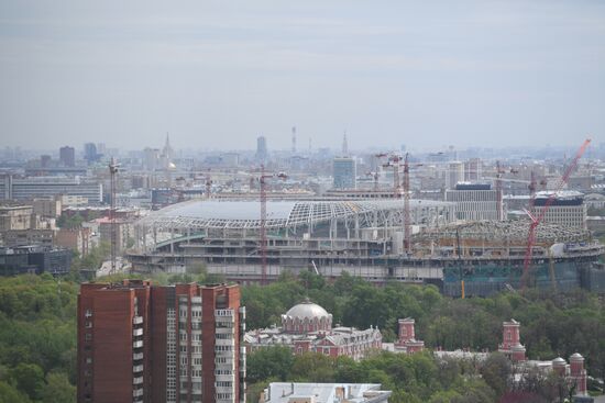 Реконструкция стадиона "ВТБ Арена Парк" (бывший стадион "Динамо") на Ленинградском проспекте в Москве