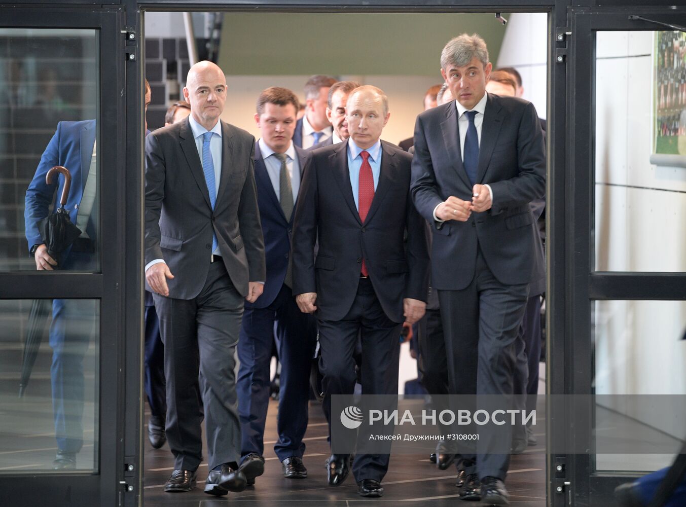 Рабочая поездка президента РФ В. Путина в Краснодарский край