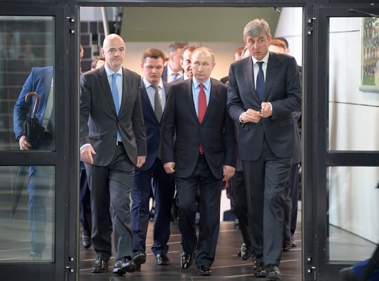 Рабочая поездка президента РФ В. Путина в Краснодарский край