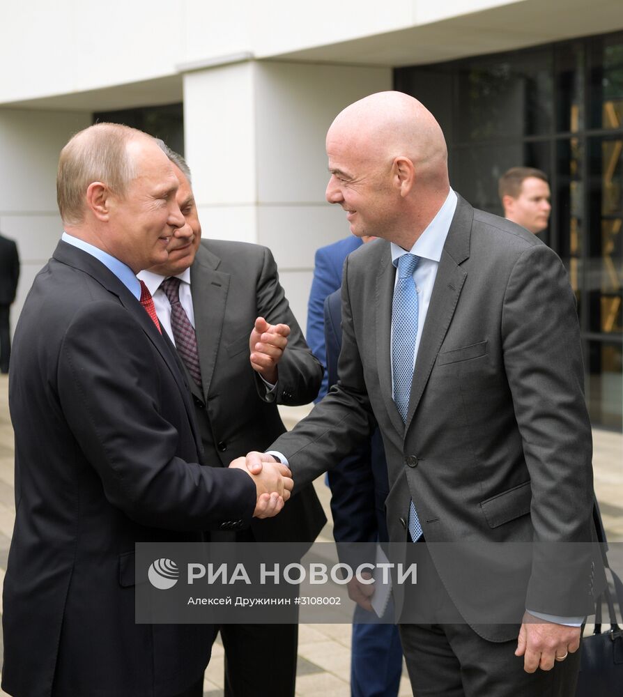 Рабочая поездка президента РФ В. Путина в Краснодарский край