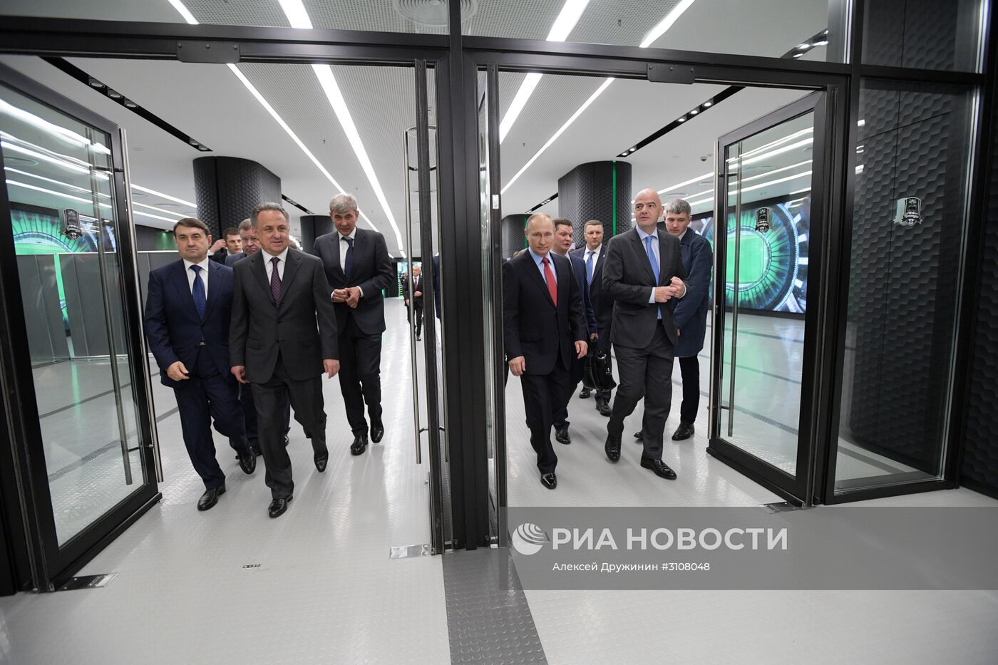 Рабочая поездка президента РФ В. Путина в Краснодарский край