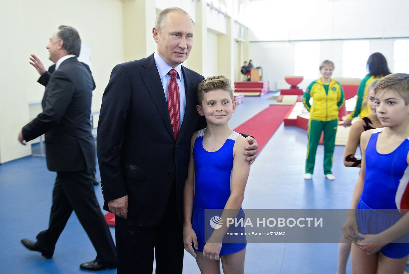 Рабочая поездка президента РФ В. Путина в Краснодарский край