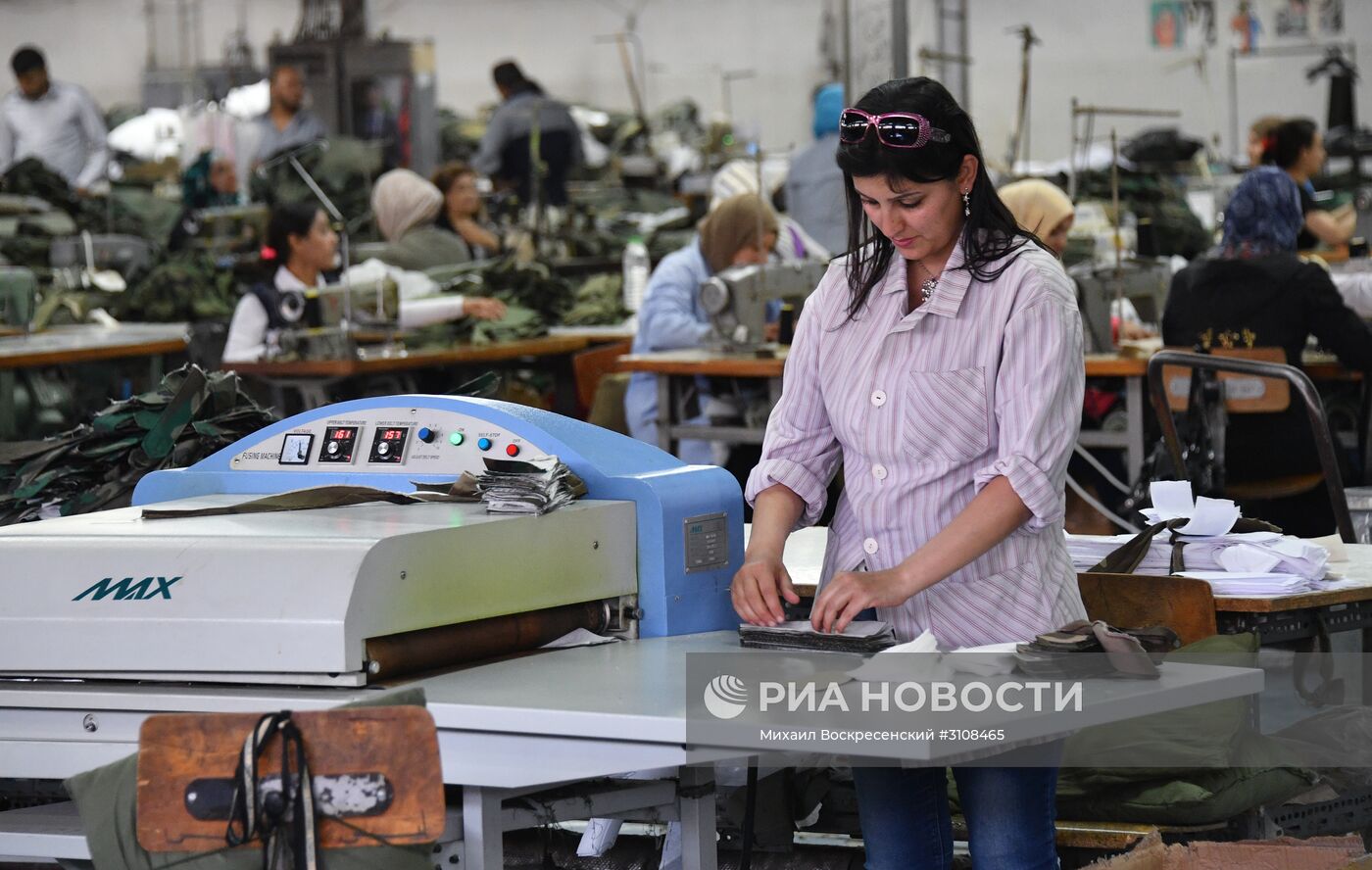 Швейная фабрика в пригороде Дамаска