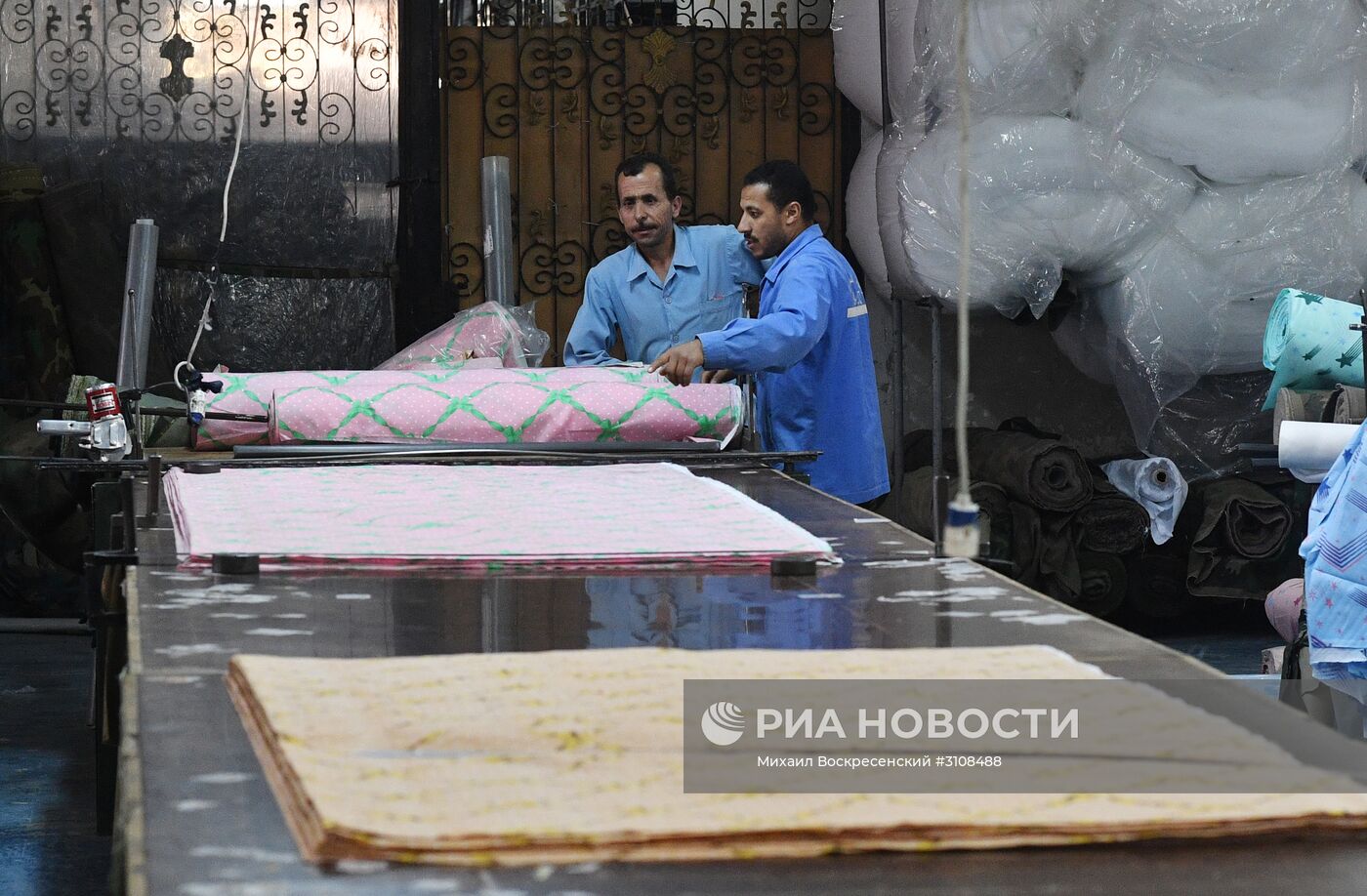 Швейная фабрика в пригороде Дамаска