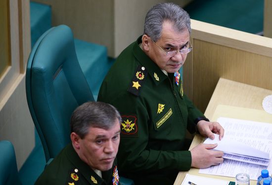 Заседание Совета федерации РФ