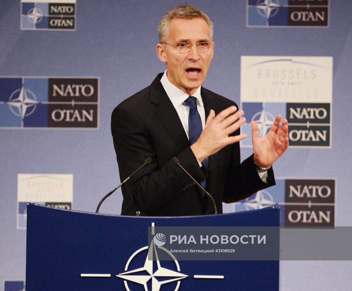 П/к генсека НАТО Йенса Столтенберга в преддверии саммита НАТО