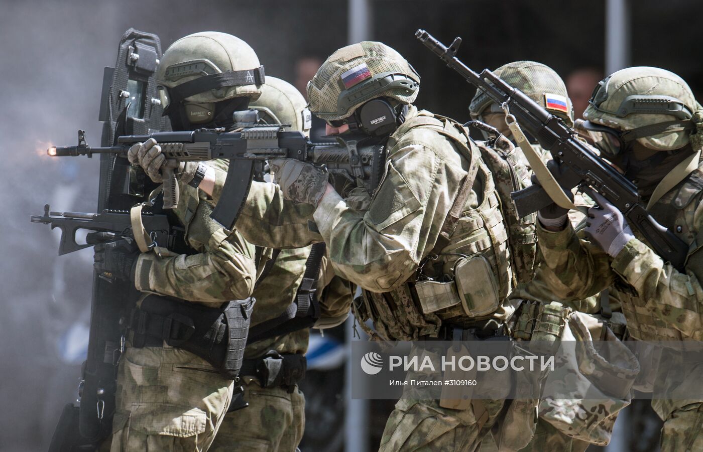 Подготовка к открытию выставки "День передовых технологий правоохранительных органов РФ"