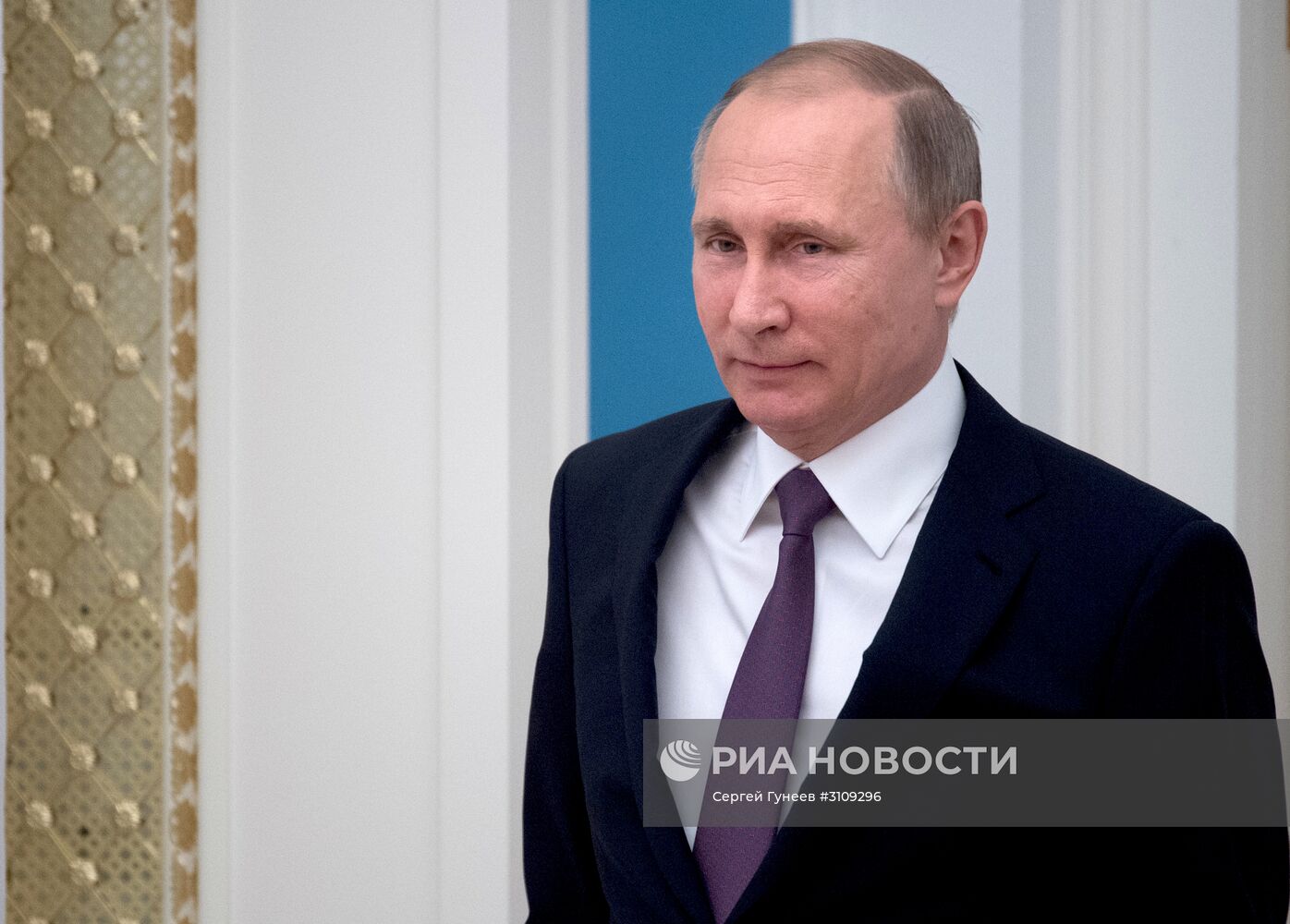 Церемония вручения государственных наград президентом РФ В. Путиным в Кремле