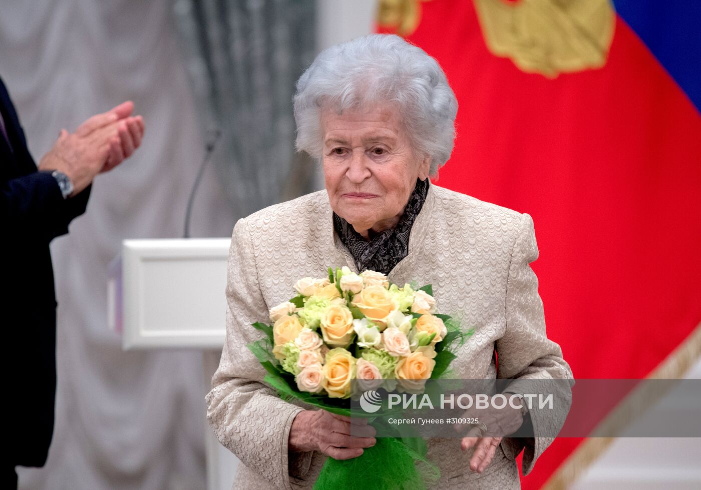 Церемония вручения государственных наград президентом РФ В. Путиным в Кремле