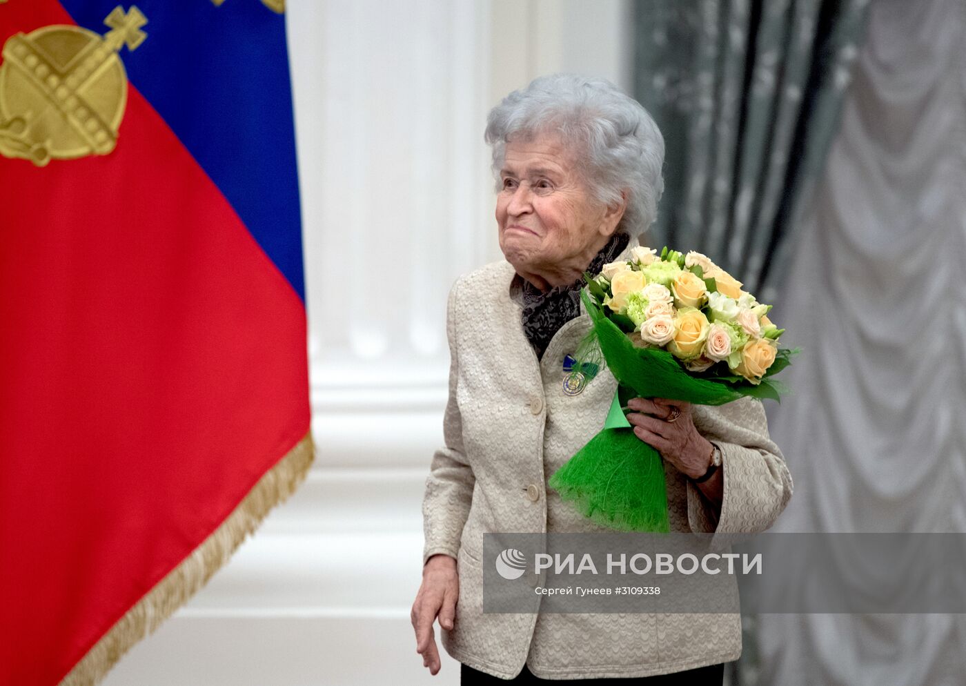Церемония вручения государственных наград президентом РФ В. Путиным в Кремле