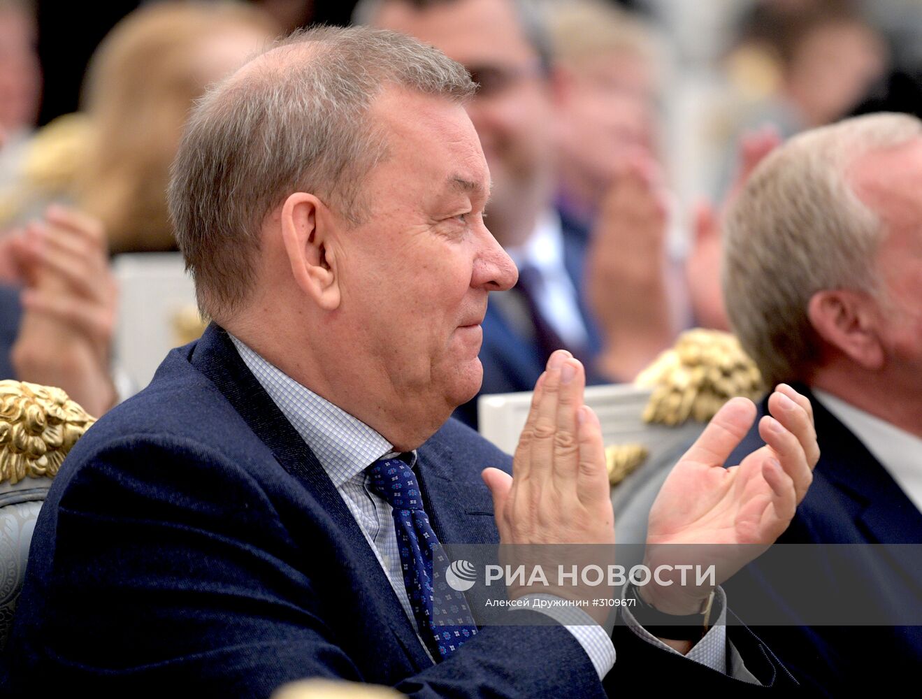 Церемония вручения государственных наград президентом РФ В. Путиным в Кремле