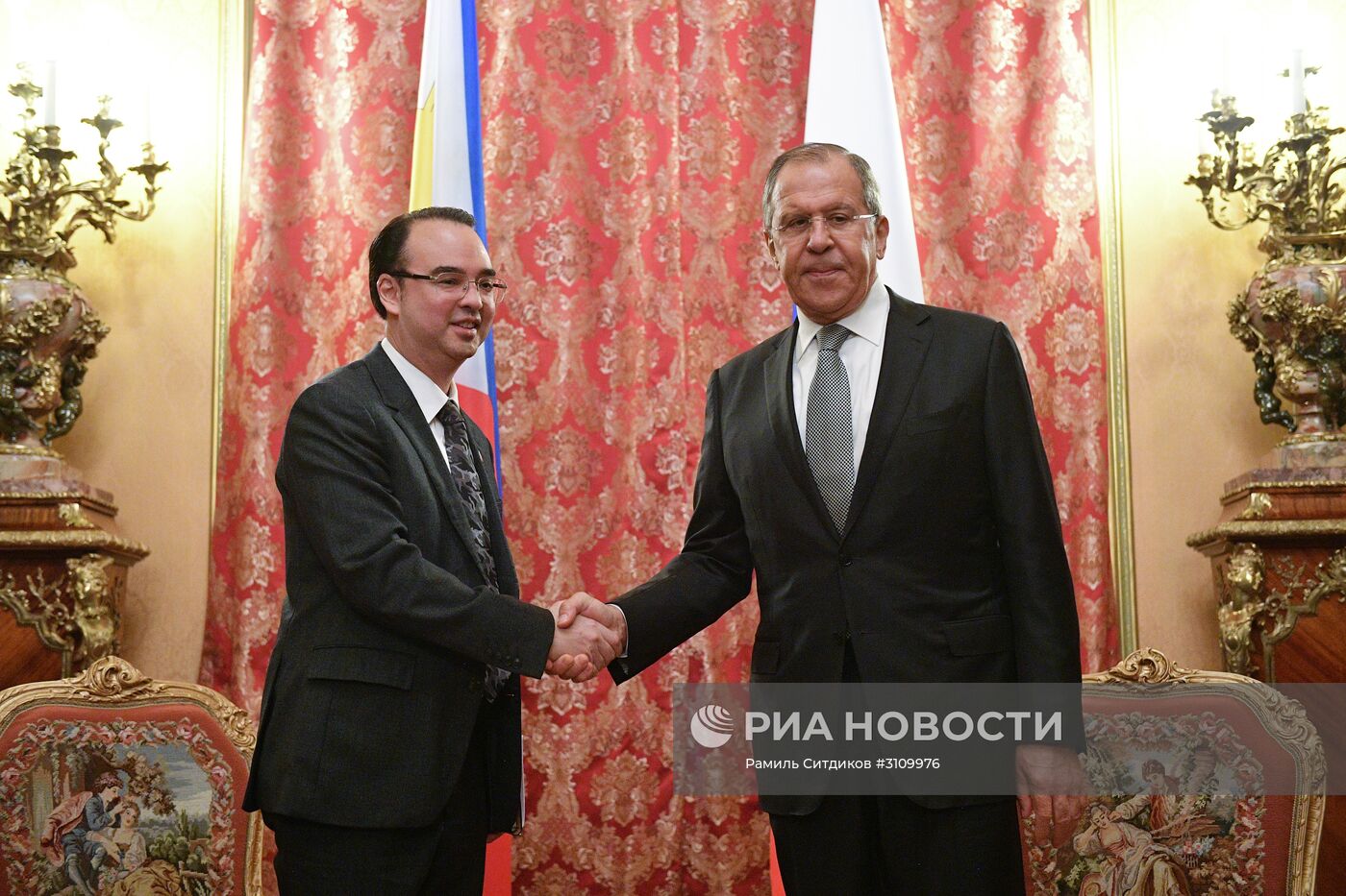 Встреча глав МИД Сергея Лаврова и Алана Питера Кайетано
