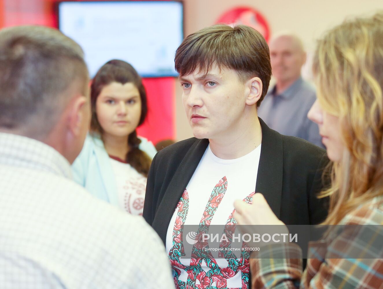 Пресс-конференция Надежды Савченко