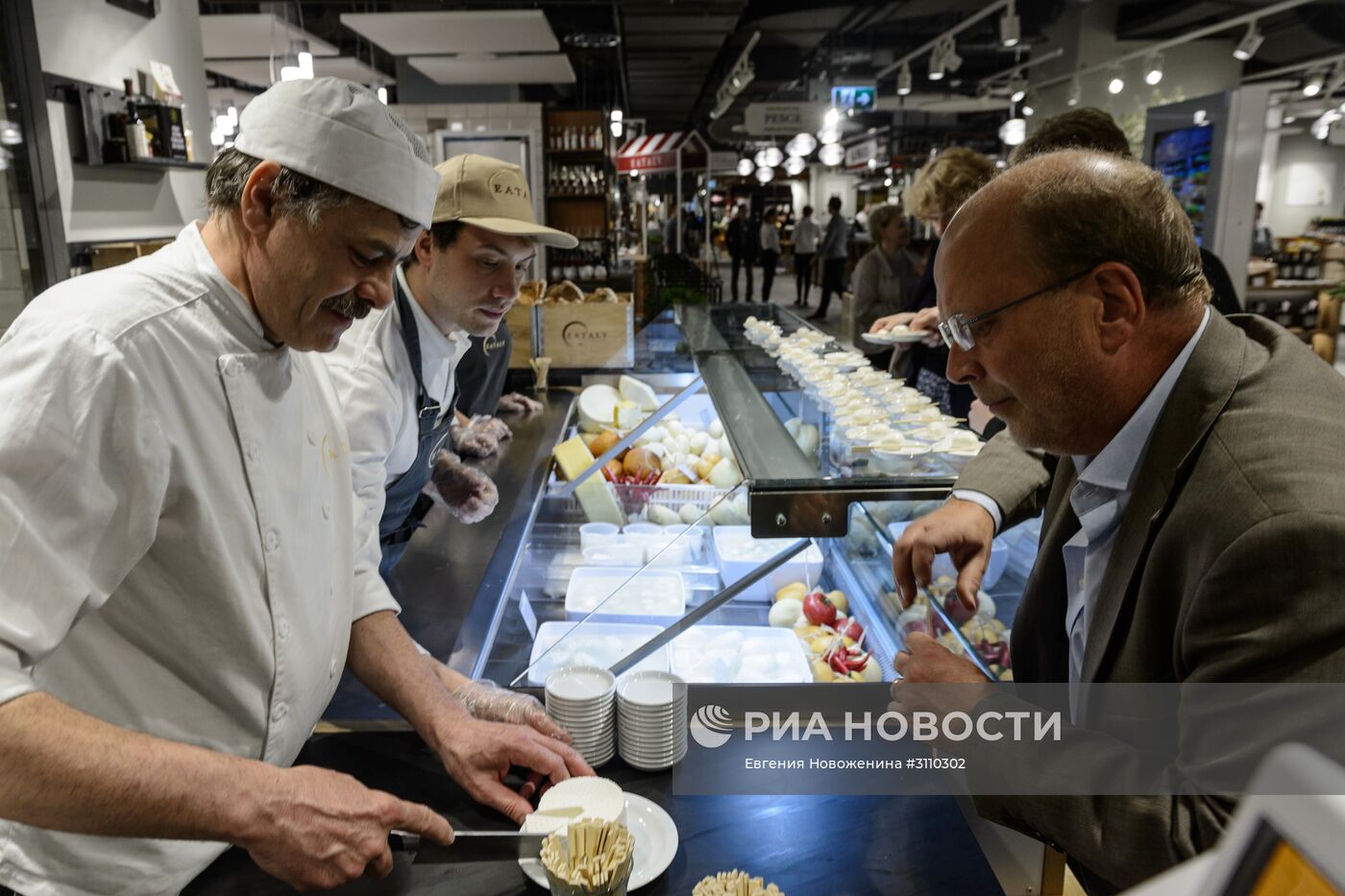 Открытие гастробутика Eataly