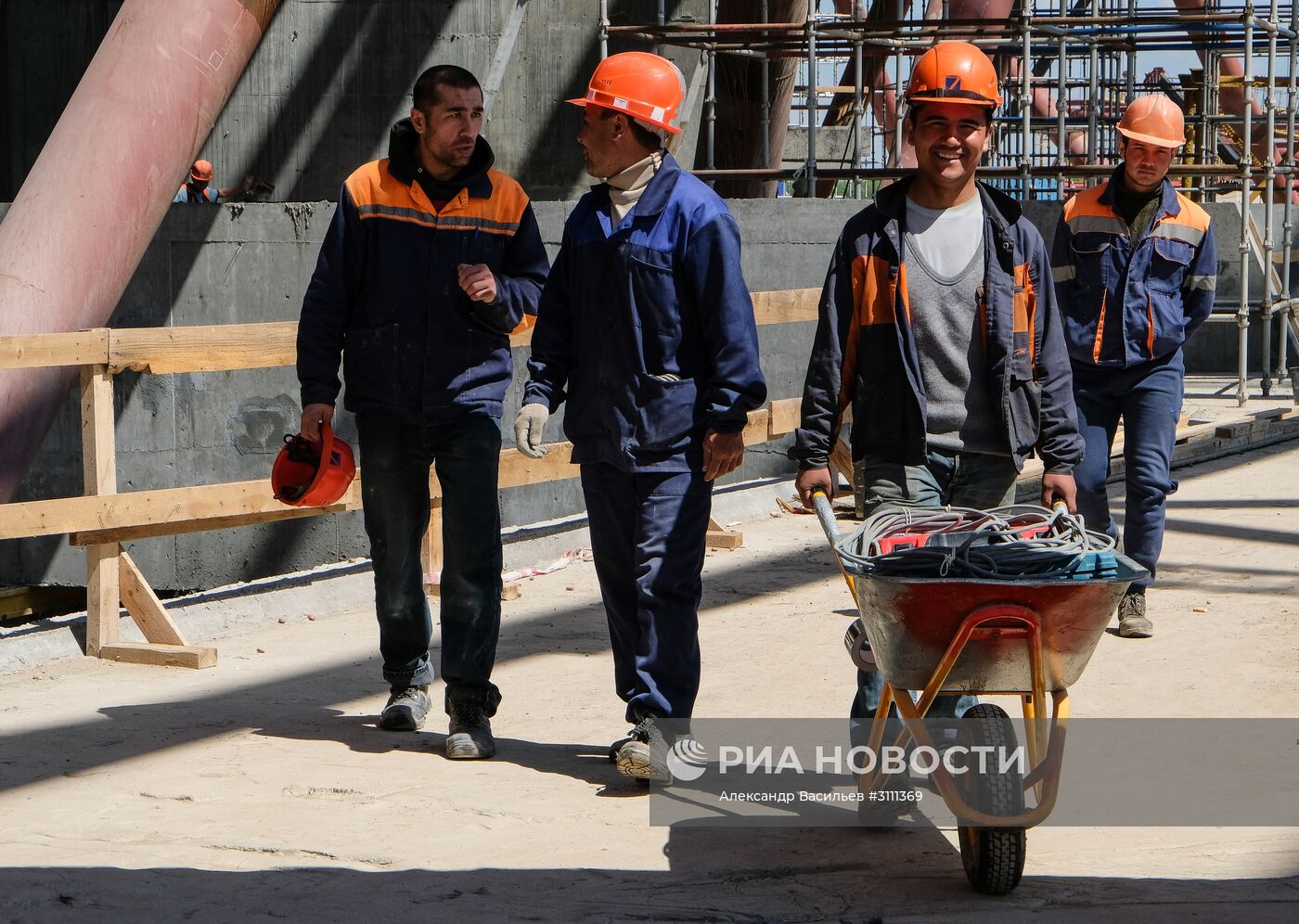 Строительство стадиона "Самара Арена"