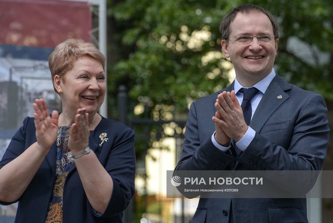 Открытие "Аллеи Правителей" в Москве