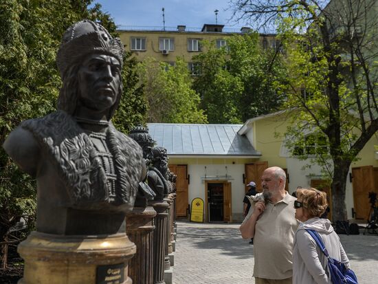 Открытие "Аллеи Правителей" в Москве