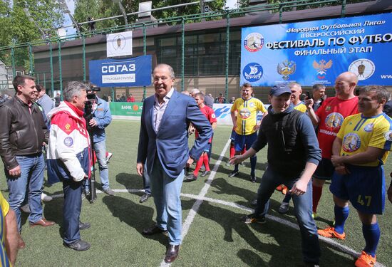 Финальный этап 2-го всероссийского фестиваля по футболу Народной Футбольной Лиги