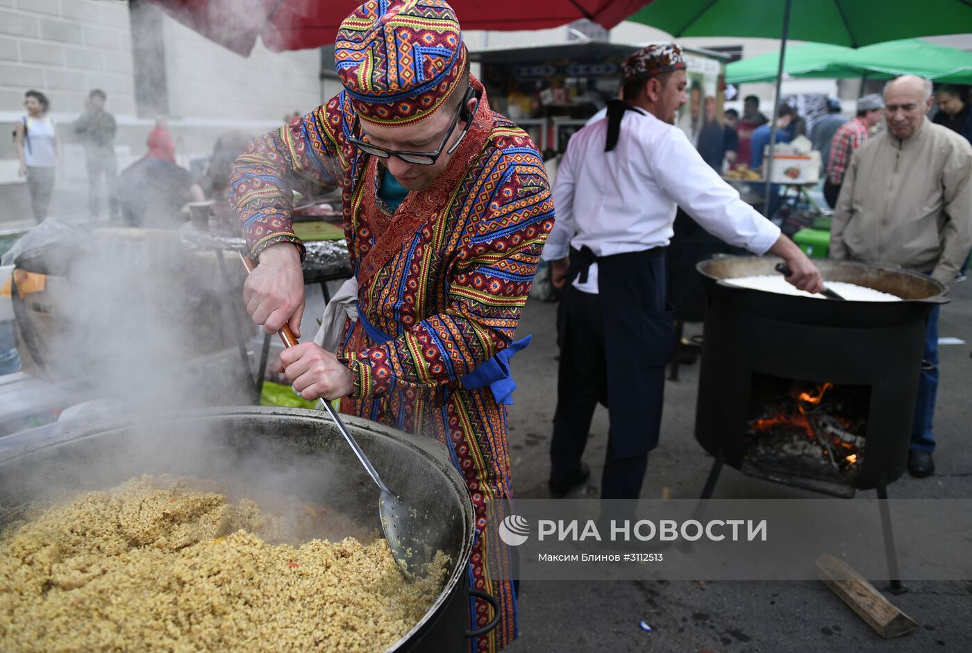 Кулинарный фестиваль "Культ плова" в Москве