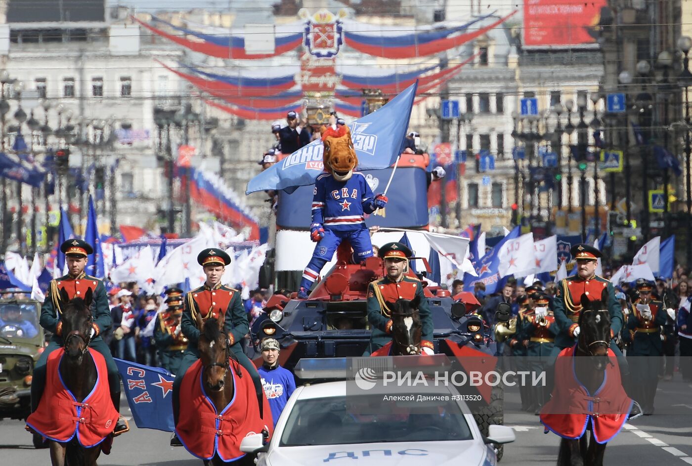 Чемпионский парад ХК СКА