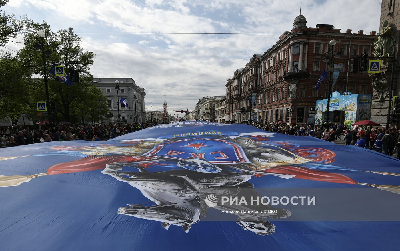 Чемпионский парад ХК СКА