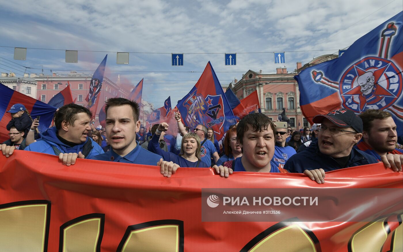 Чемпионский парад ХК СКА