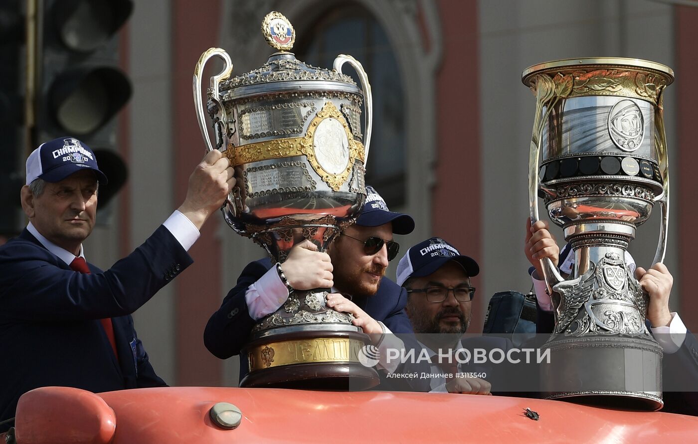 Чемпионский парад ХК СКА