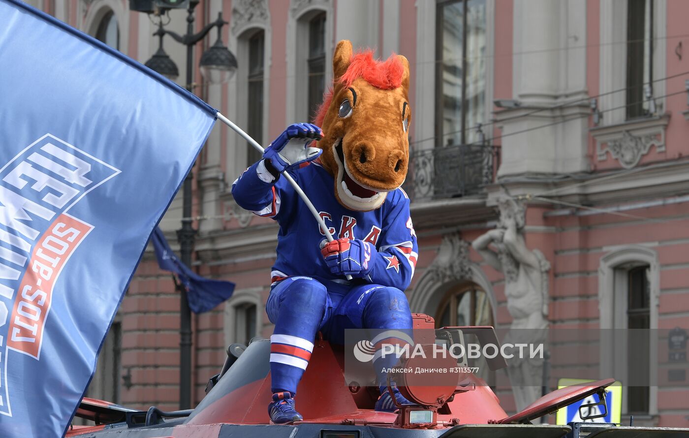 Чемпионский парад ХК СКА