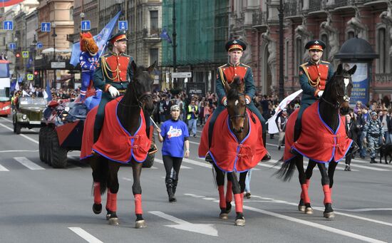 Чемпионский парад ХК СКА