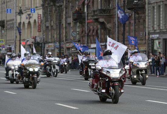 Чемпионский парад ХК СКА