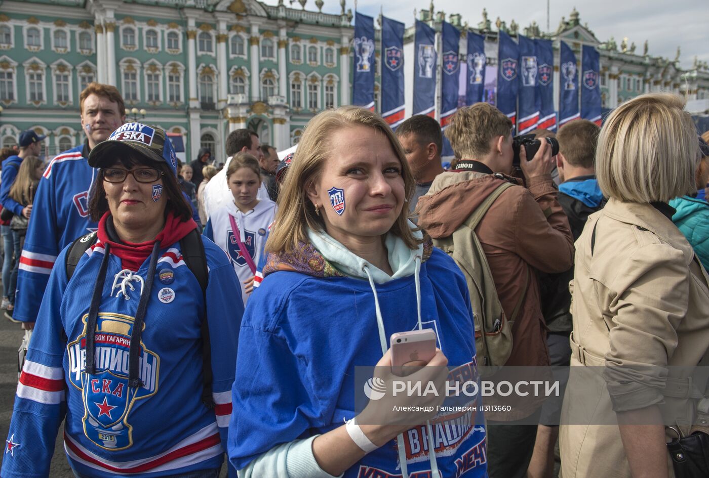 Чемпионский парад ХК СКА